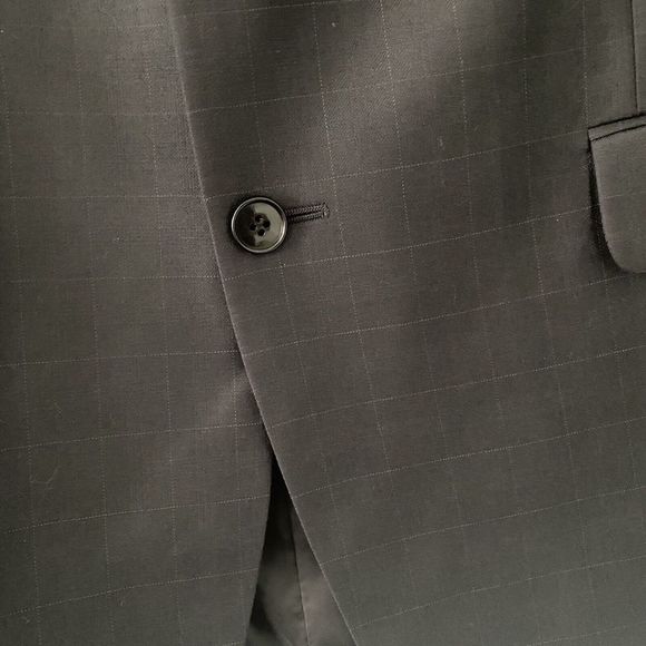Jones New York Prima 120 Wool Blend Three Button Suit Jacket Sport Coat 44 - Picture 6 of 10